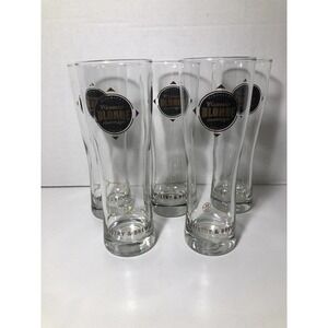 Guinness Blonde American Lager Beer Glass - Dublin Ireland BREWERY SET OF FIVE